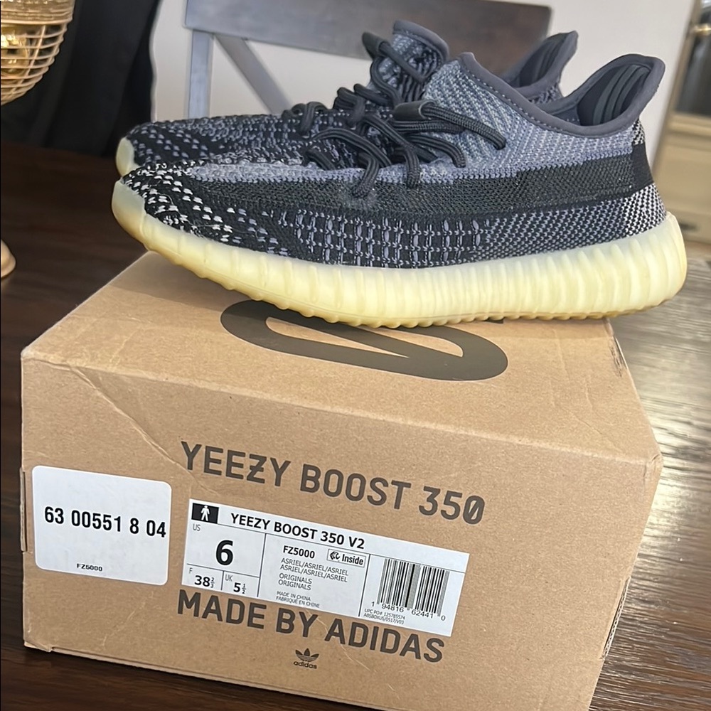 Adidas Yeezy Boost 350 V2 Sneakers - Black and Gray